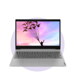 MacBook laptop in a purple circle