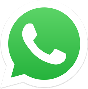 Image of the WhatsApp icon, featuring a green speech bubble with a white telephone inside. The background is transparent.